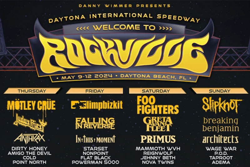 Welcome To Rockville: 200,000 Fans Expected May 9-12 In Daytona Beach ...